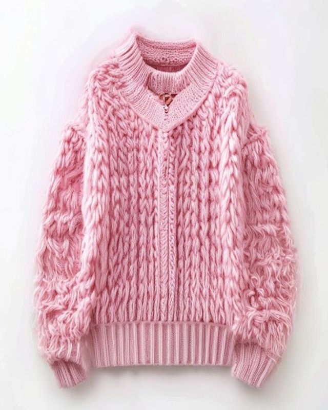 Jersey Mohair Rosa
